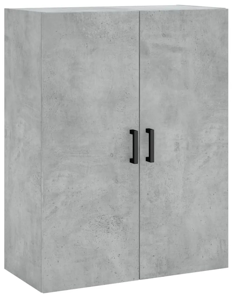 2 db betonszürke faliszekrény 69, x 34 x 90 cm