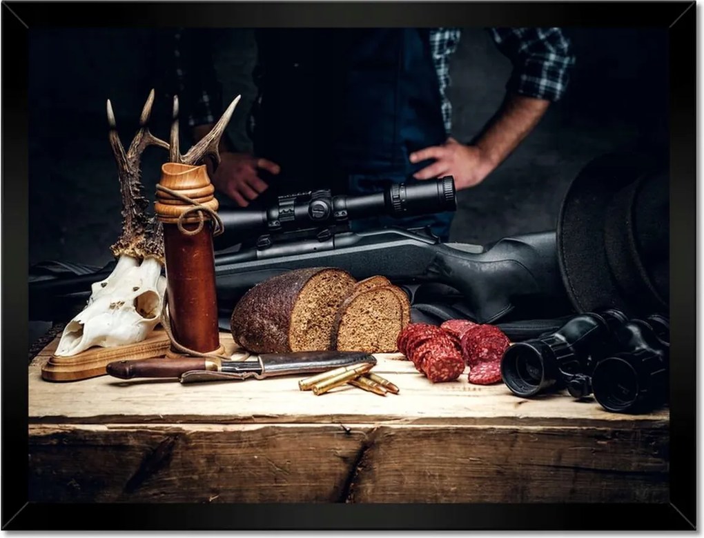 Poszterek keretben 40x30 Lőszer puska