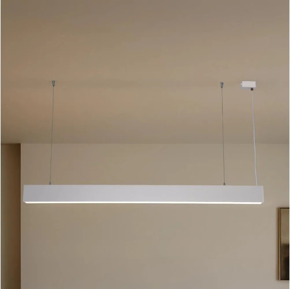 LED csillár zsinóron LED/55W/230V 3000/4000/6500K 120 cm fehér