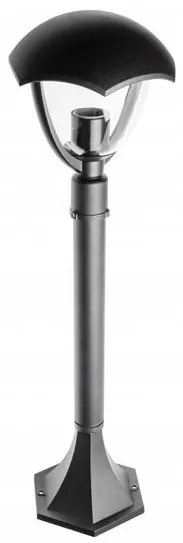 Lámpa Kerti lámpatest GRANDE-P, E27, MAX.60W, IP54, AC220-240V, 50-60Hz, pillér 1 m, fekete