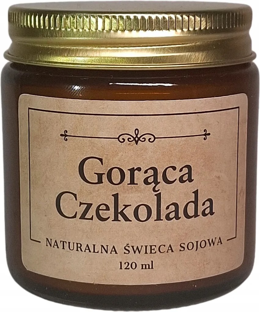 Szója illatgyertya 120 ml Forró, kézzel készített csokoládé