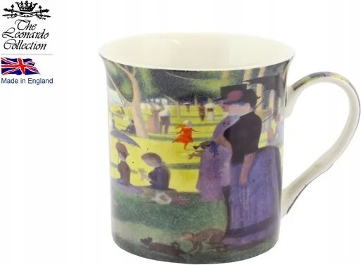 Porcelán Bögre Vasárnap délután Gerges Seurat festménye