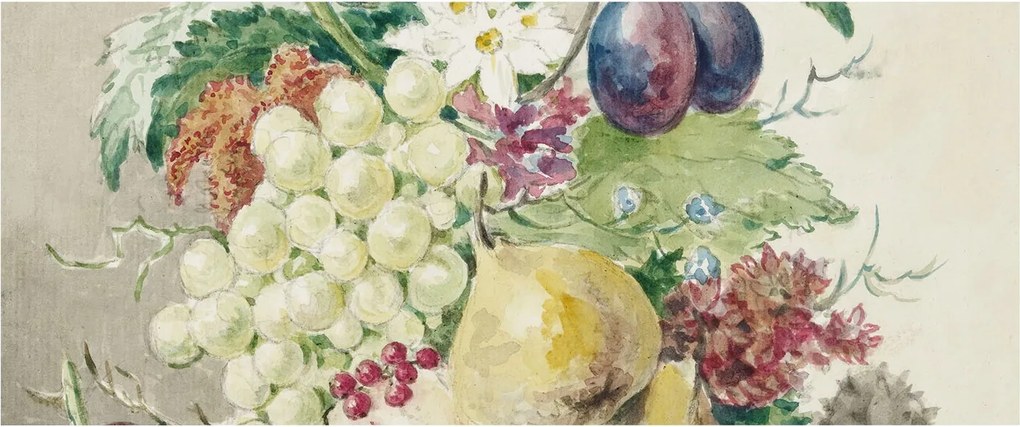 Flizelin Dekoratív fotótapéta Hálószobába Virágok és gyümölcsök 250x104