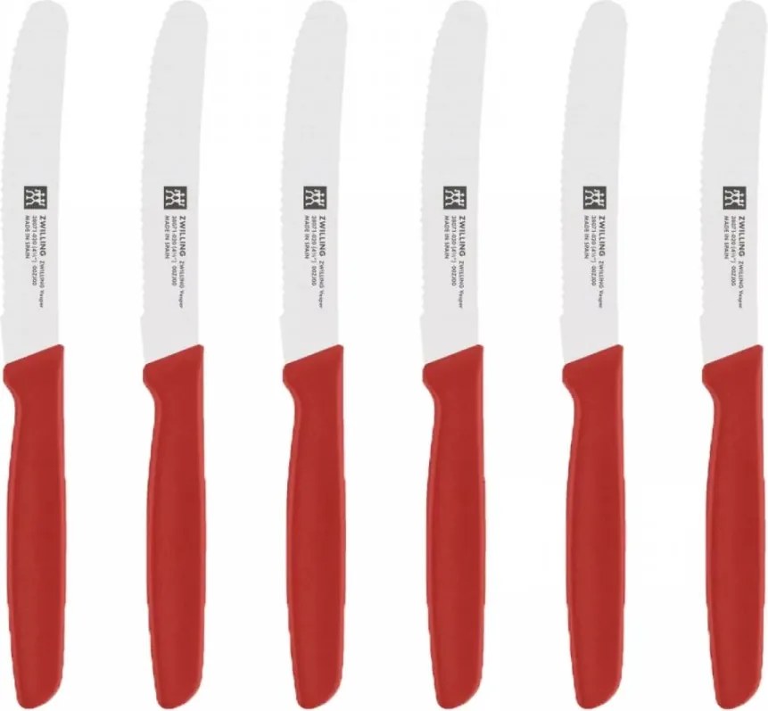 6 db-os Twin Grip késkészlet 12cm acél, ergonomikus, precíziós