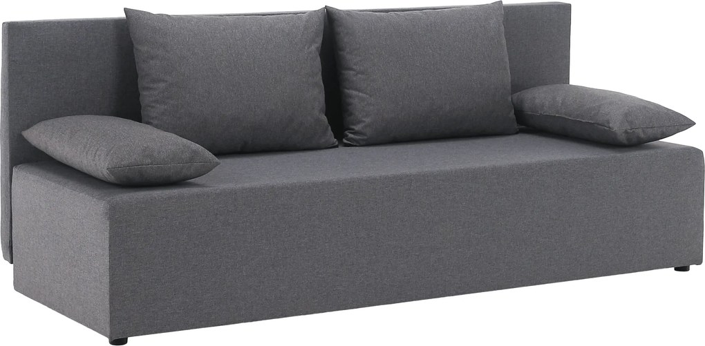 Kihúzható heverő, világosszürke, EUGI