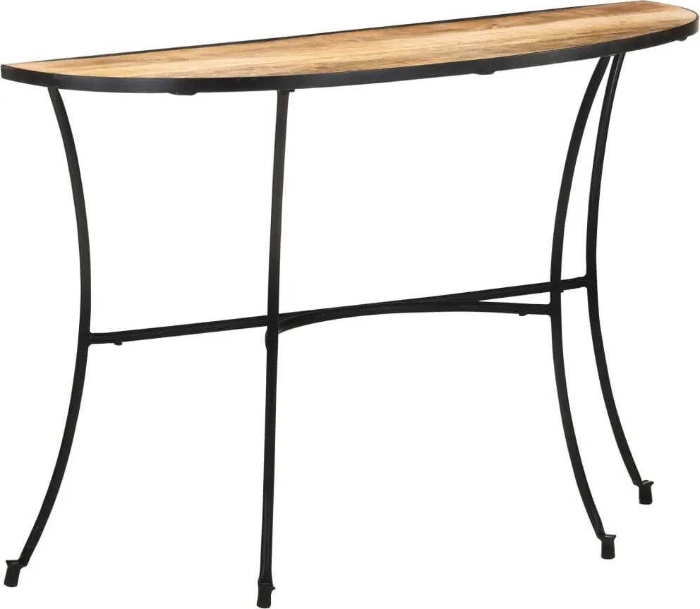 vidaXL tömör mangófa kisasztal 110 x 40 x 77 cm