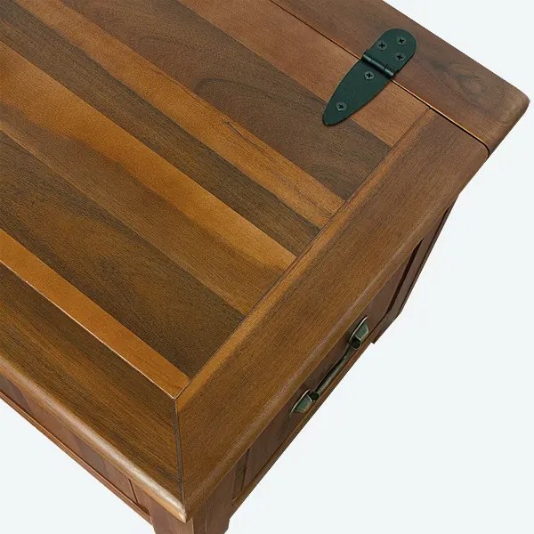 Deuba Akácfa fából készült fa láda