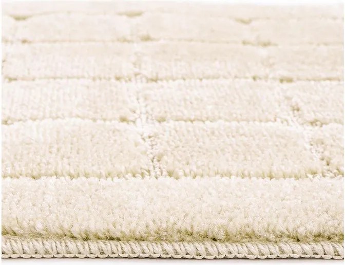 Krémszínű fürdőszobai kilépő szett 2 db-os 50x80 cm Kareli – Foutastic