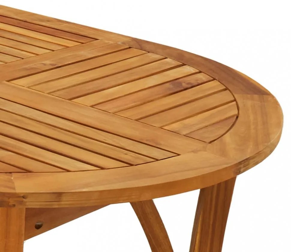 tömör akácfa kerti asztal 150 x 90 x 75 cm