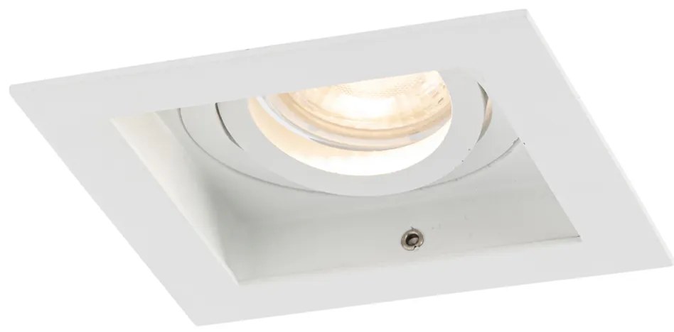 6 db Modern süllyesztett spotlámpa fehér állítható - Carree