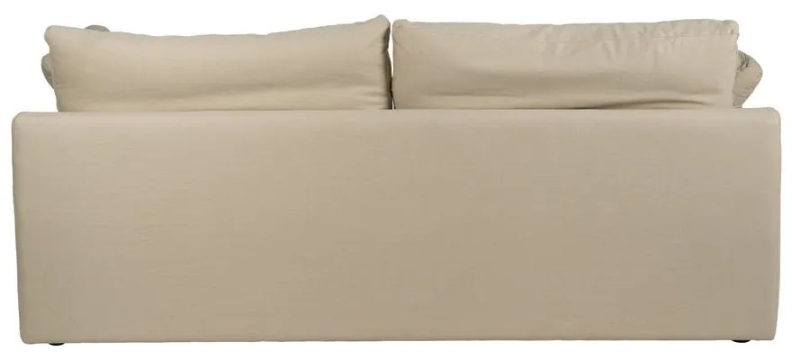 Bézs len kanapé 212 cm – Ixia