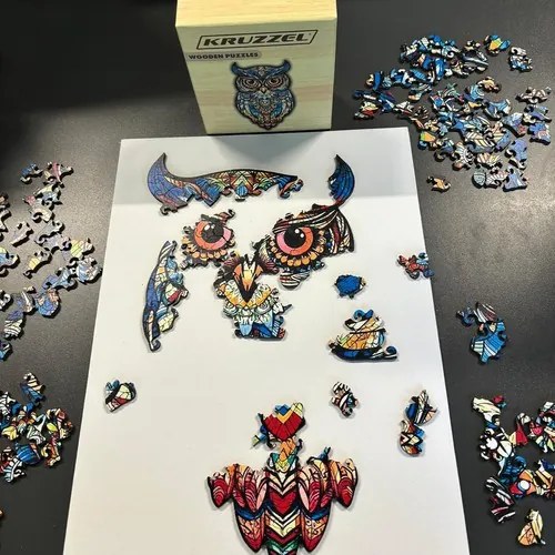 Wooden puzzle - Kruzzel puzzle 24551