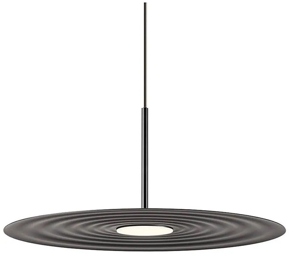 Redo 01-3047 - LED csillár kábelen LAKE LED/13W/230V CRI 90 átm. 50 cm fekete