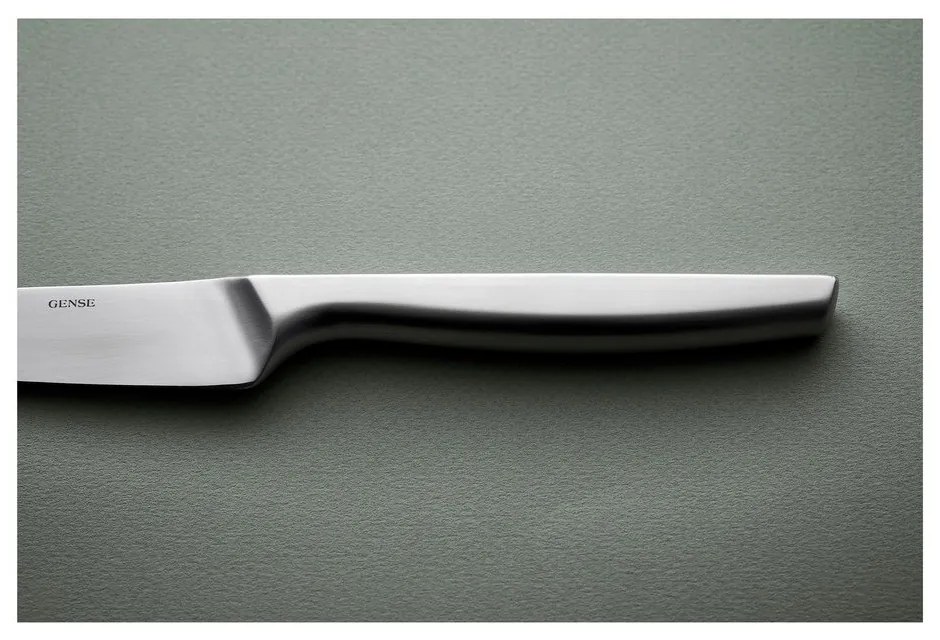 Ezüstszínű rozsdamentes acél evőeszköz készlet 4 db-os Norm – Gense