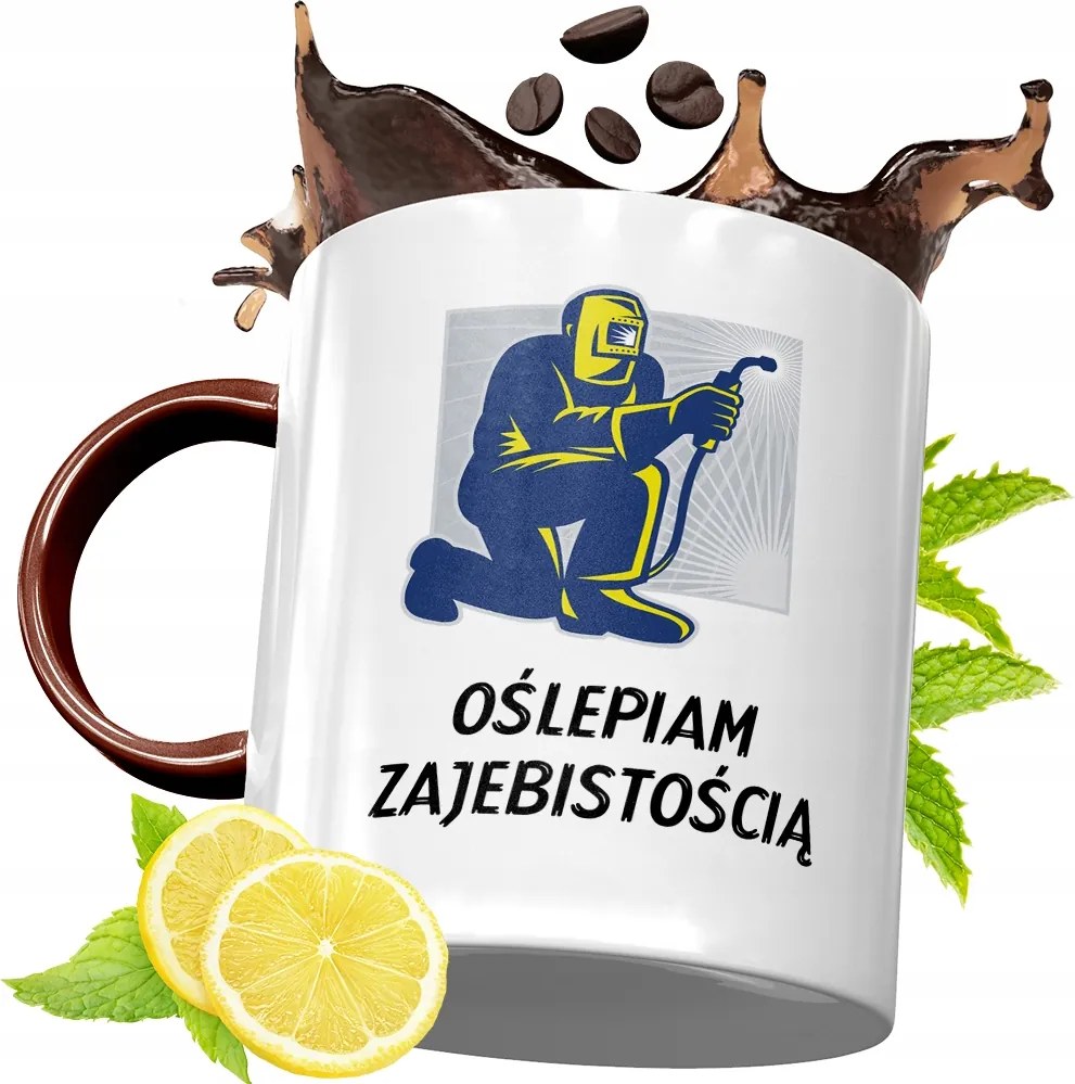 Bordó Bögre Hegesztőnek Születésnapi Ajándék fényképes nyomtatással