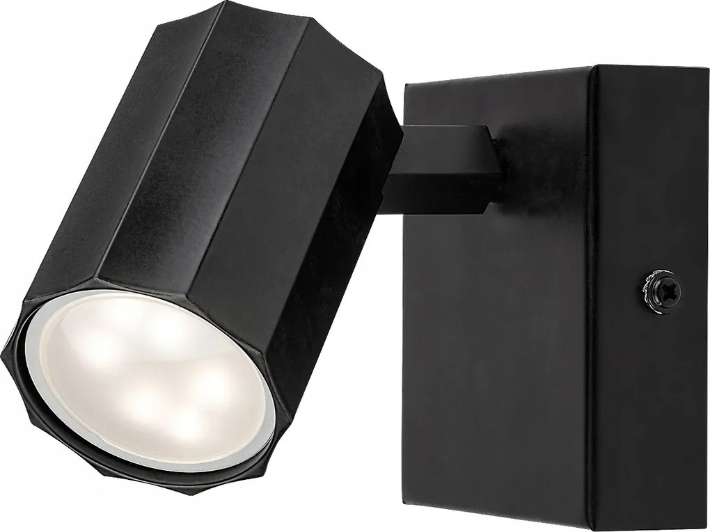 Fali lámpa modern fekete állítható 1xGU10 5W Rogelio Rabalux