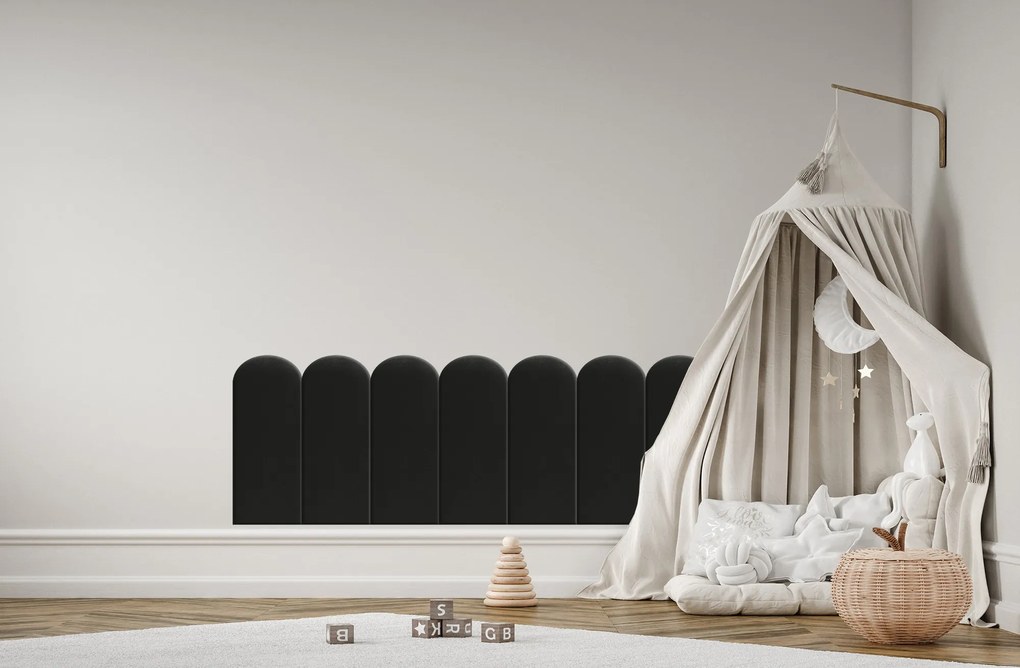 Kárpitozott panel - Íves - 20x60cm Szín: Khaki