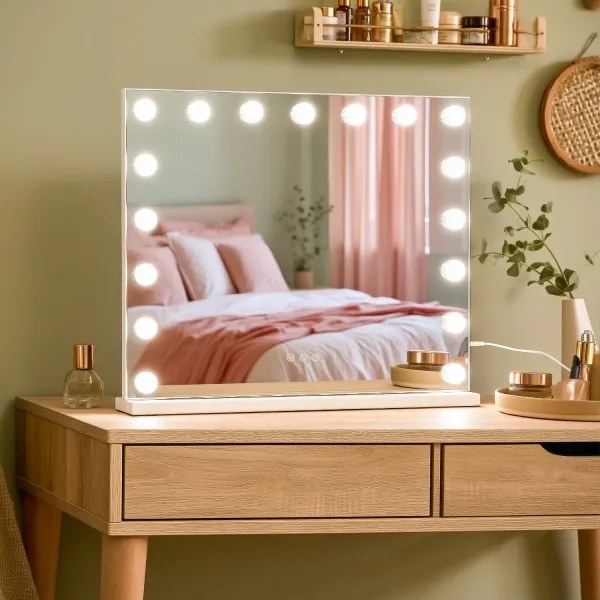 BRILAGI - LED dimmelhető sminktükör HOLLYWOOD LED/15W/230V 60x50 cm fehér
