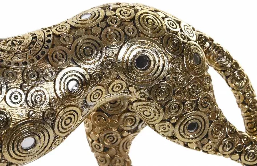 Leopárd Figura Aranyozott