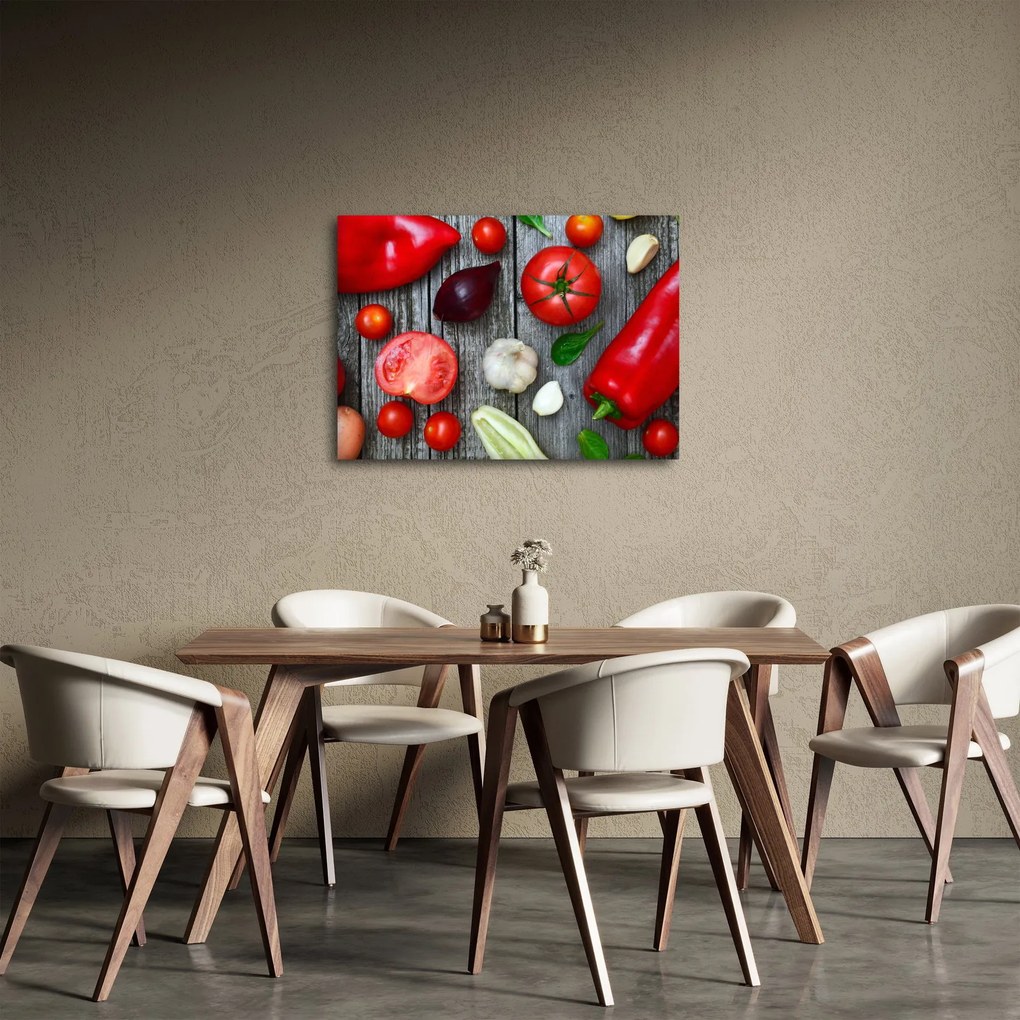 Zöldség képe (70x50 cm)
