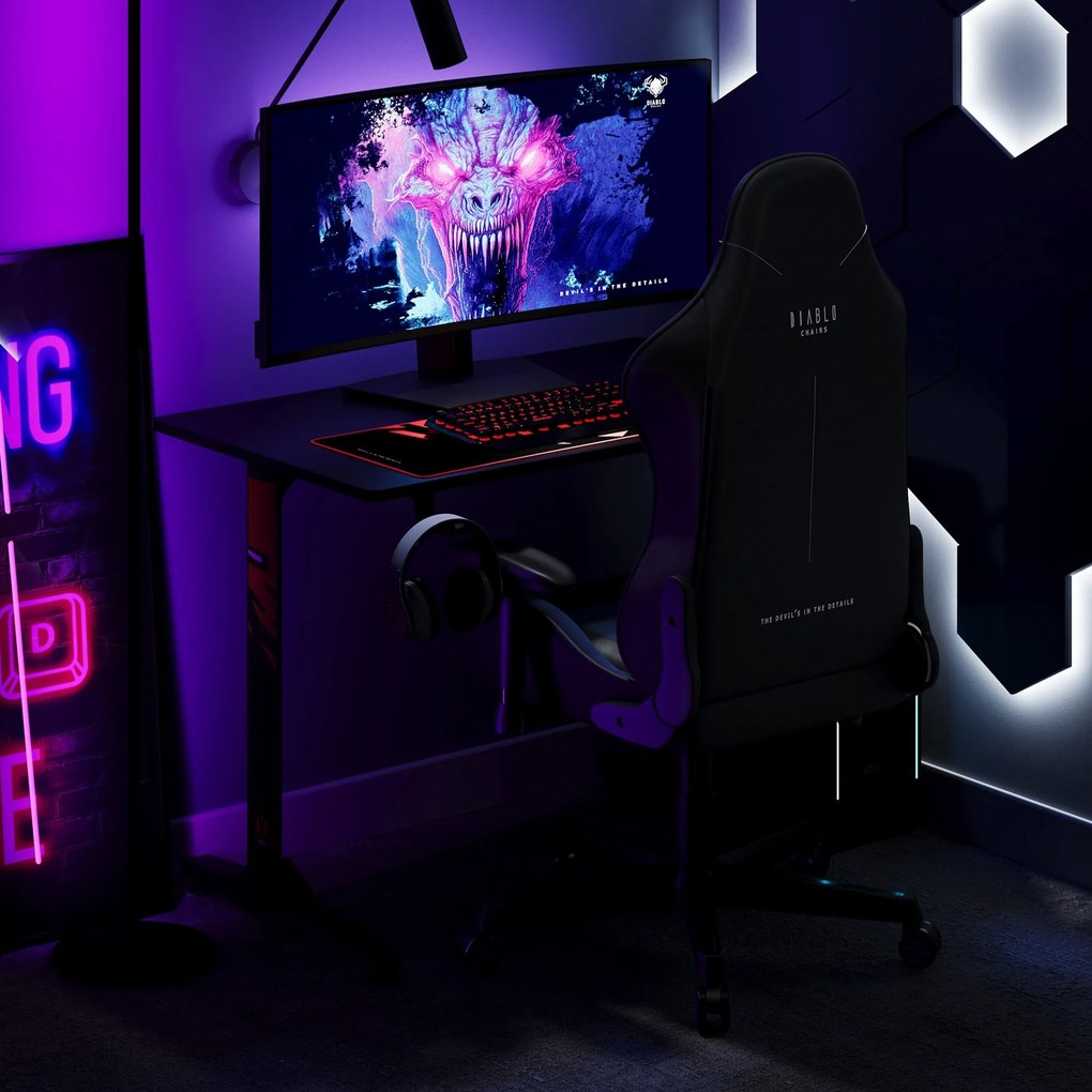 Diablo X-Starter sötétkék szövet játék szék