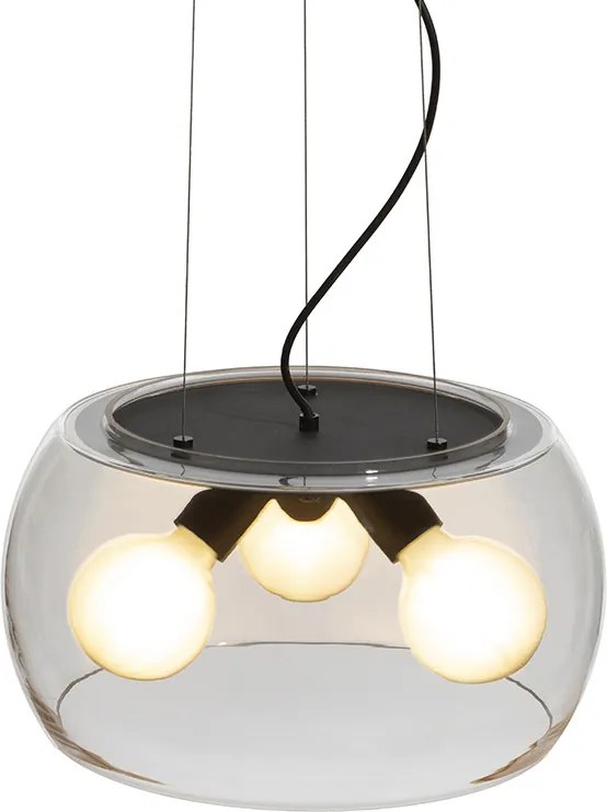 RENDL R14134 AMANDA Modern Függesztett Lámpa Átlátszó Üveg IP20