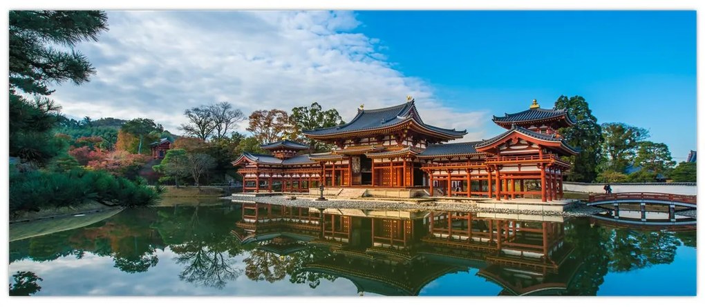 Kép - Byodo-in templom, Japán (120x50 cm)