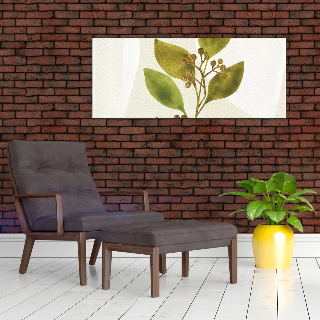 Kép - Akvarell ág N⁰1 (120x50 cm)