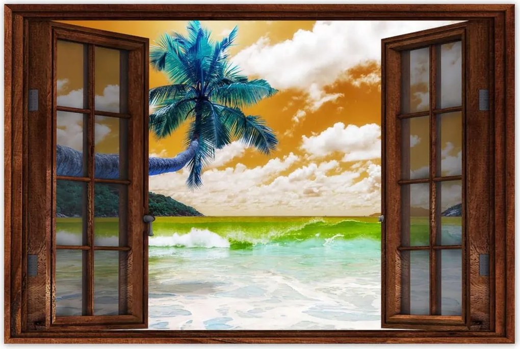 Poszterek 120x80 Trópusok Tájkép Pálma