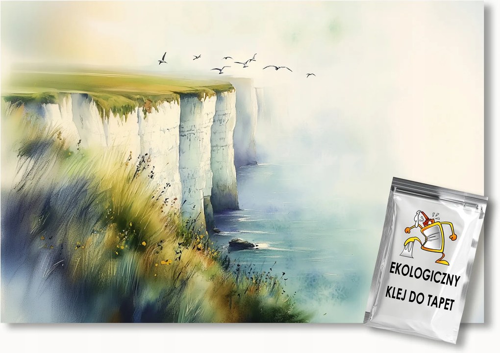 Fotótapéta Flizelina Tájkép Fehér Sziklák Tengerpart Dover 200x140 ragasztó