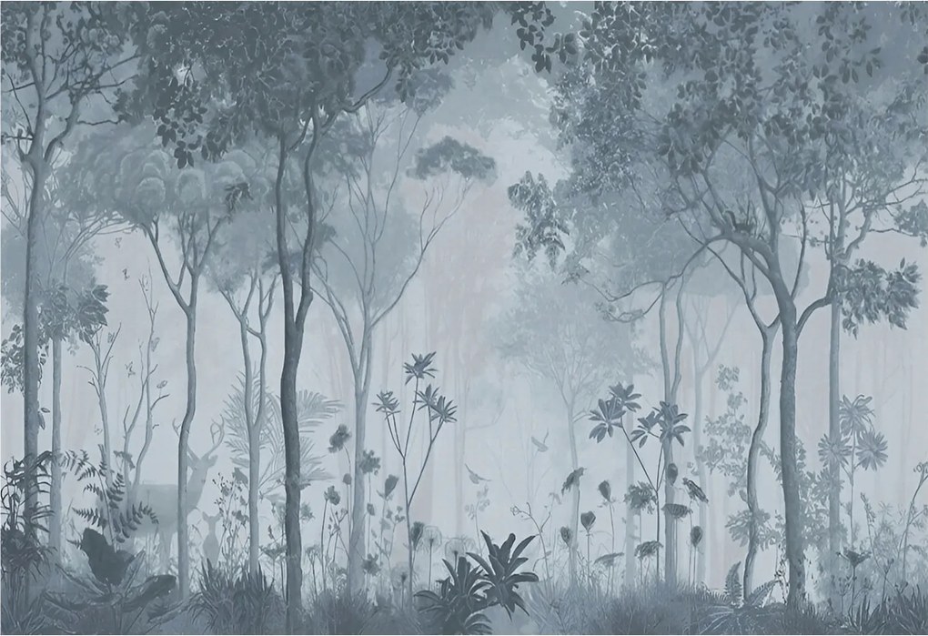 Dekoratív Fotótapéta Hálószobába Erdő misztikus 152x104 Ragasztó