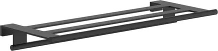 Hansgrohe AddStoris S törölközőtartó polc fekete matt színben 41781670