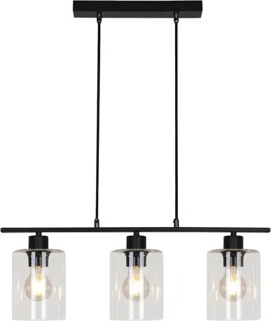 Rabalux beltéri függeszték e27 3x40w matt fekete miroslaw