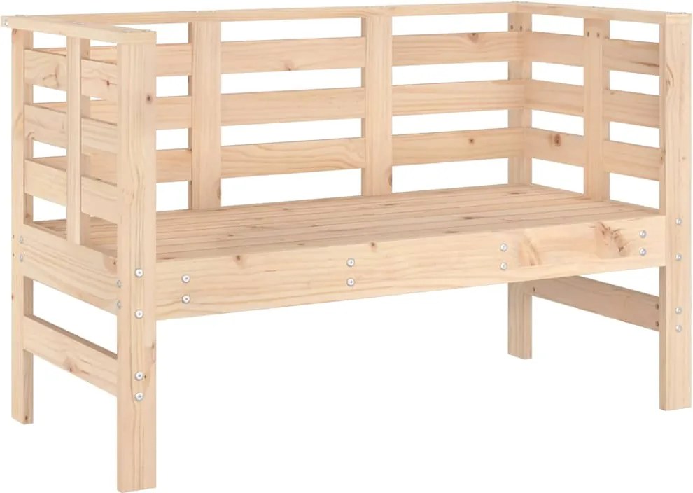 vidaXL tömör fenyőfa kerti pad 111,5 x 53 x 71 cm