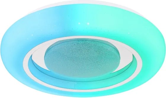 Globo 41369-18 - RGBW Dimmelhető mennyezeti lámpa BURRO LED/18W/230V + távirányító