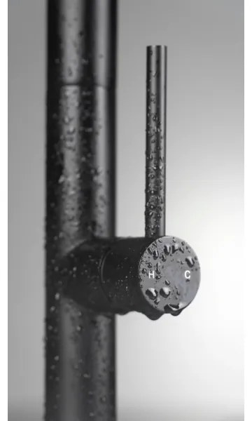 Deante BQO_N72M - Mosogatócsap kihúzható permetezővel OLFATO fekete