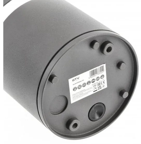 Lámpa Mennyezeti lámpatest RIVEN, aluminium, 102x120, IP54, MAX.35W, kör, grafit