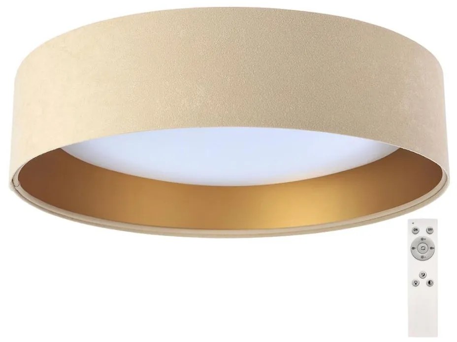 BPS Koncept LED állítható fényerejű mennyezeti lámpa SMART GALAXY LED/24W/230V bézs/arany +  BS0350