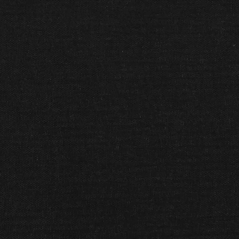 fekete szövet fejtámla szárnyakkal 163 x 23 x 118/128 cm