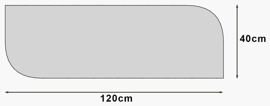 Arni Black tükör 40 x 120 cm