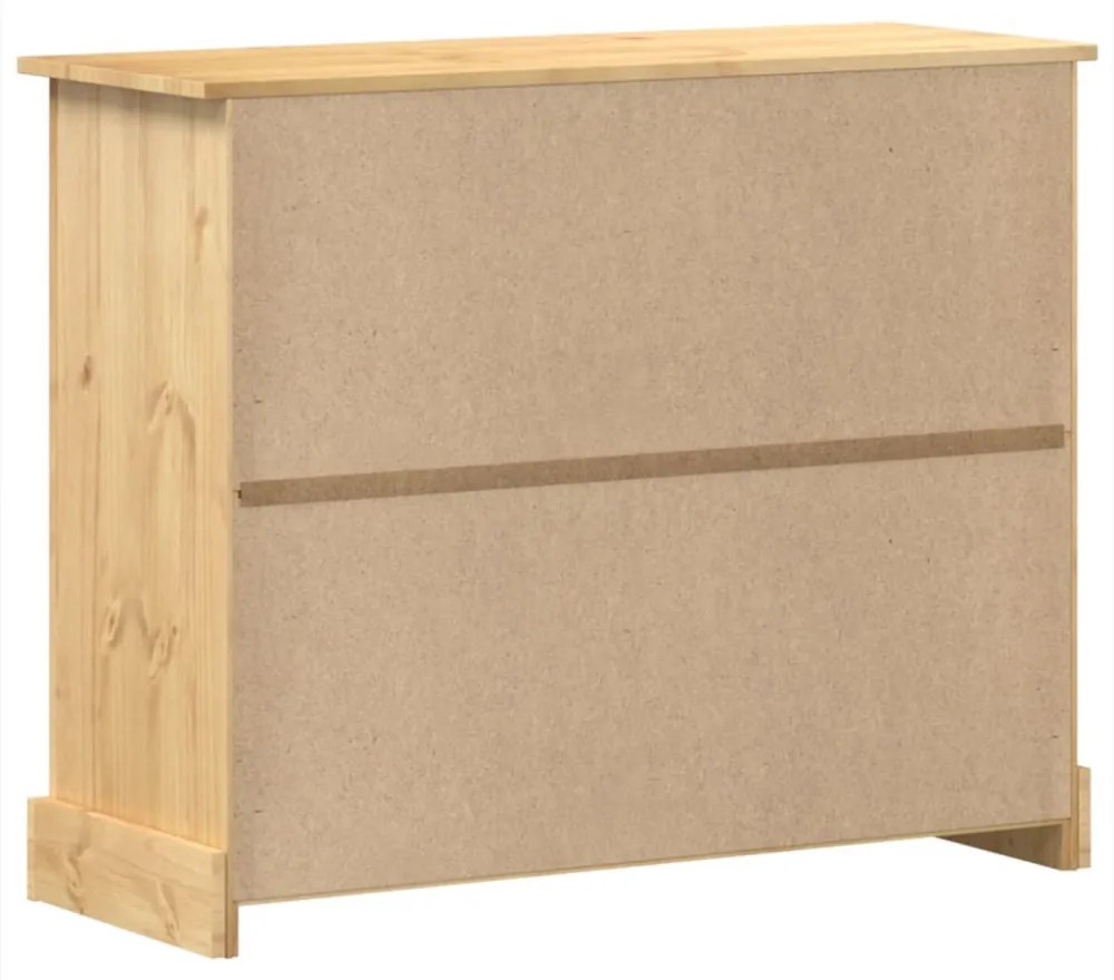 Corona tömör fenyőfa komód 110x43x91 cm