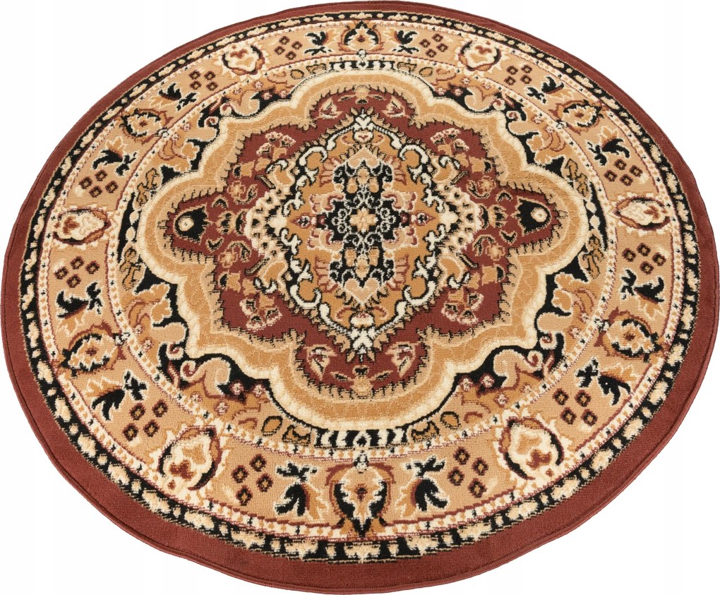 Szőnyeg Kerék Bcf 140x140 Klasszikus Divatos Tömör Török Szőnyeg 21br