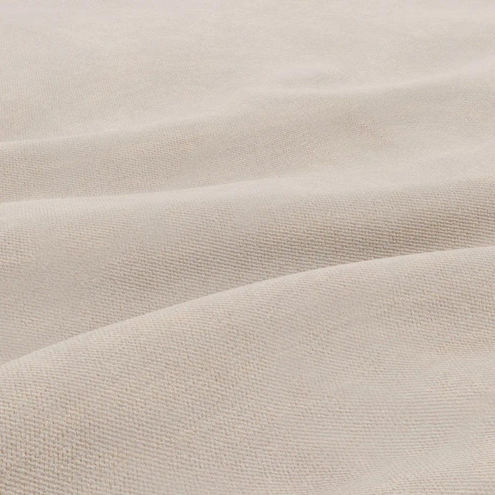 Nobu sarokkanapé, bársony, univerzális oldal, bézs