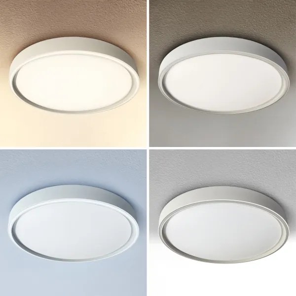 Brilagi-LED Dimmelhető lámpatest NANCI LED/60W/230V 3000–6500K átm. 49 cm ezüst + távirányító
