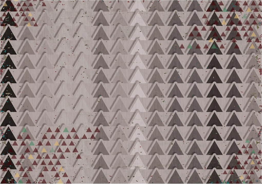 Tapéta Geometria Háromszögek Minimalizmus Skandinávia Absztrakt 416x254 +ragasztó
