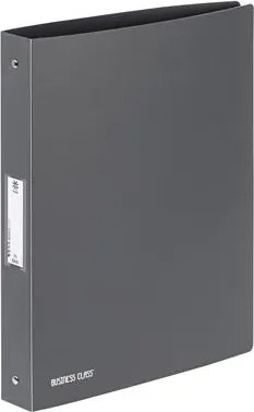 Gyűrűs könyv, 4 gyűrű, 40 mm, A4, VIQUEL Business Class, szürke (IV099845)