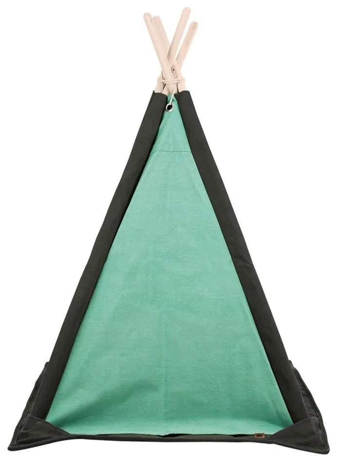 Cica sátor, menta-fekete - TIPI CAT