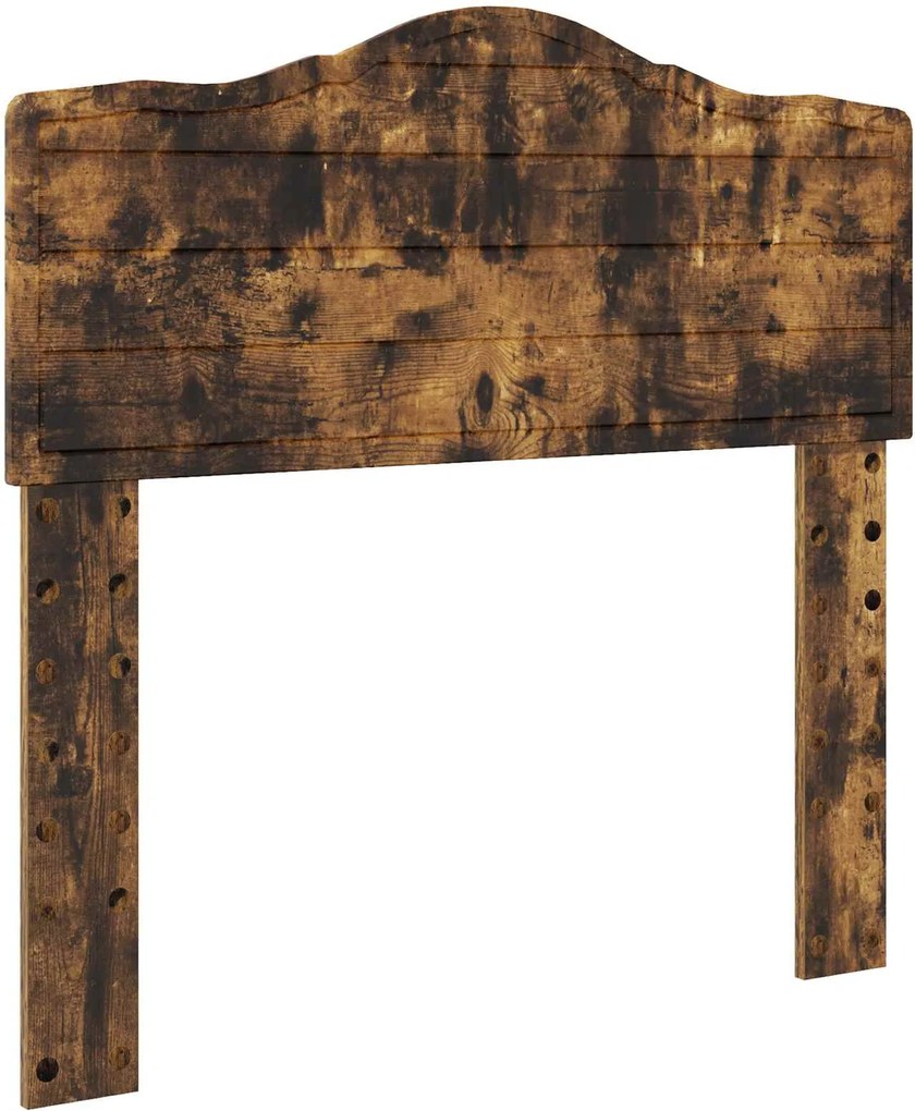 vidaXL Fejtámla Füstölt tölgy 75 cm Faanyag