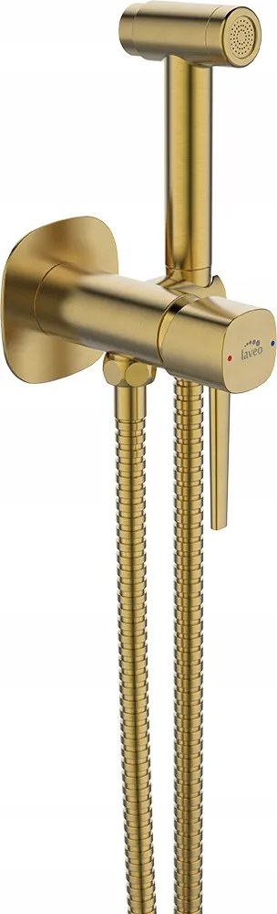 Falsík Alatti Bidé Csaptelep Zuhanyszettel Arany Szálcsiszolt Laveo
