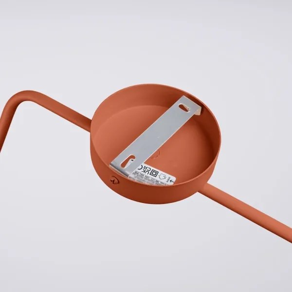 Sollux SL.1701 - Fali lámpa NOX 1xE14/10W/230V narancs